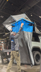 Hard Case Shower/Bathroom Awning - BaseCamp Provisions
