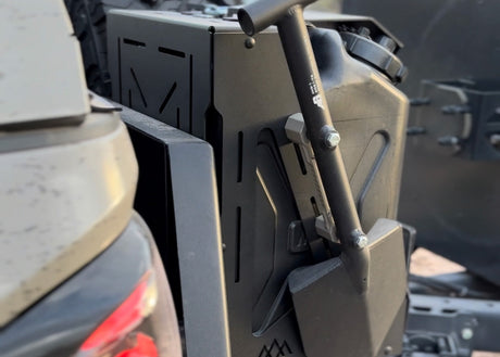 Jerry's Can Holder - Dual Universal Jerry Can Carrier - BaseCamp Provisions