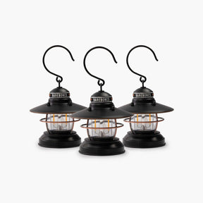 Edison Mini Lantern - 3 Pack - Antique Bronze - BaseCamp Provisions