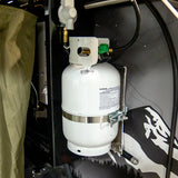 Aluminum Propane Tank Mount / Bracket - BaseCamp Provisions