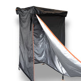 KESTREL VEHICLE SHOWER TENT IN FULL-PRIVACY BLACK - BaseCamp Provisions