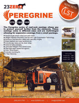 270° PEREGRINE AWNING LEFT-HAND MOUNTED WITH 2.0 LIGHT SUPPRESSION TECHNOLOGY - BaseCamp Provisions