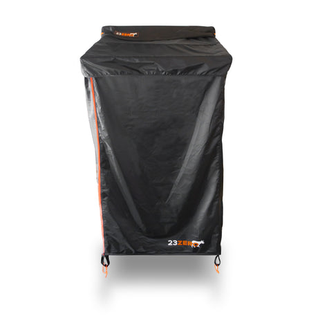 KESTREL VEHICLE SHOWER TENT IN FULL-PRIVACY BLACK - BaseCamp Provisions
