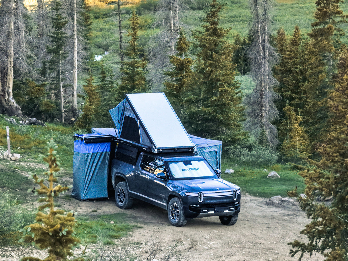 Dirtbox Canopy Camper – Modular Truck Camper Shell / Topper for Mid-Size & Full-Size Trucks (Tacoma, Tundra, F-150, Ram, Silverado) - BaseCamp Provisions