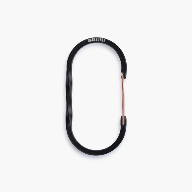 Wiregate Carabiner Large - Black - BaseCamp Provisions