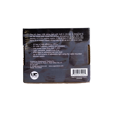 UC Gear LED String 32' - BaseCamp Provisions
