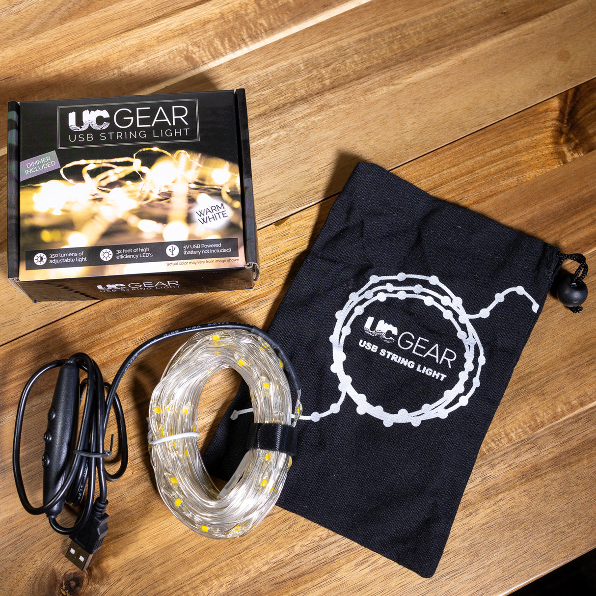 UC Gear LED String 32' - BaseCamp Provisions