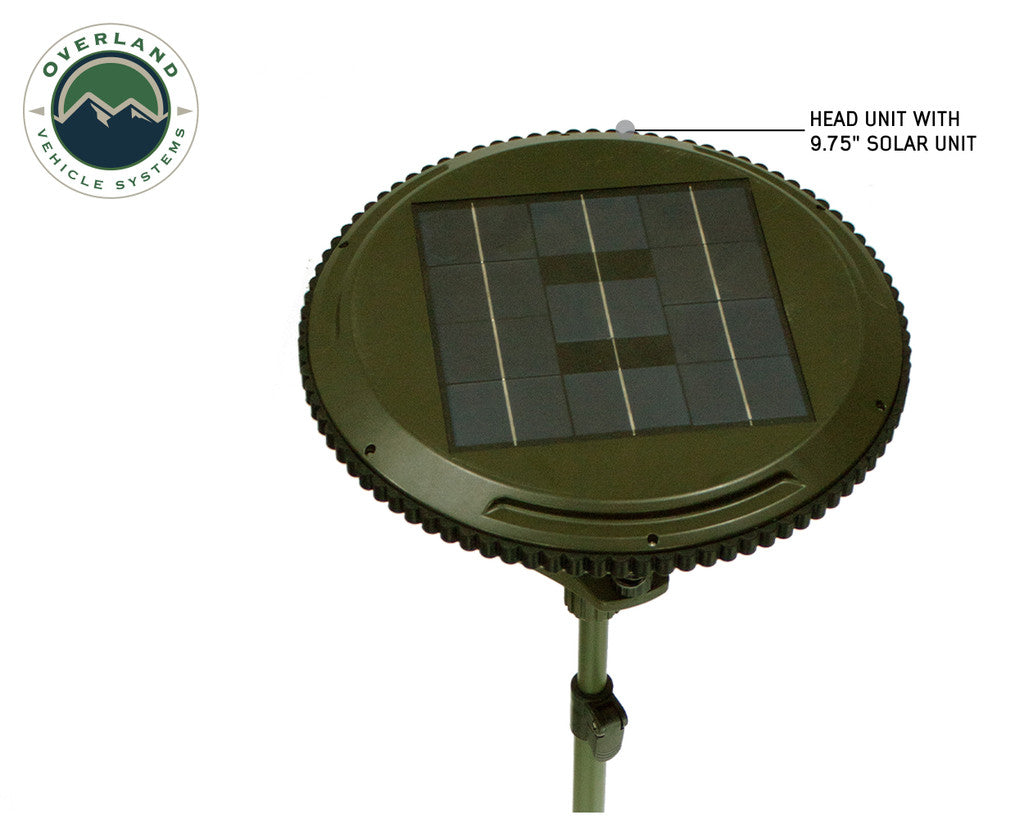 Overland Vehicle Systems Wild Land Camping Gear - UFO Solar Light Light Pods & Speaker