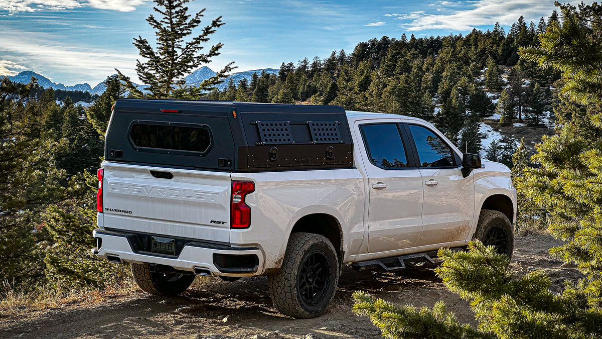 Topper Shell Full Wing Truck Cap Topper & Overland Camper Shell for Work, Camping ...