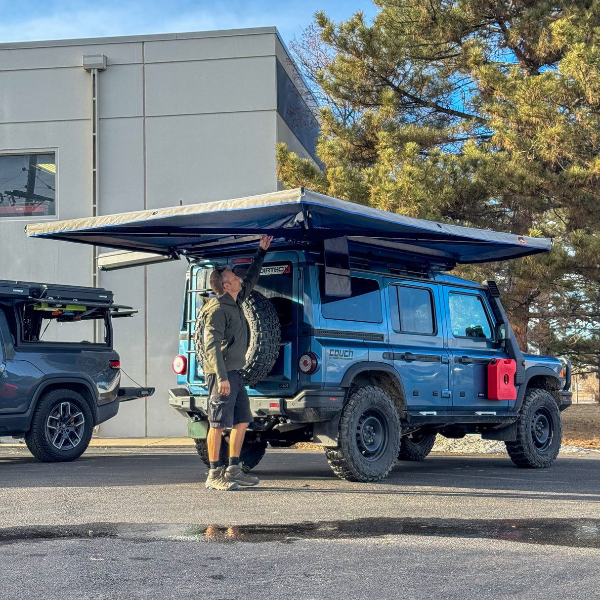 Free Standing 270-Degree Awning - BaseCamp Provisions