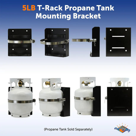 T-Rack 5lb Propane Tank Mount - BaseCamp Provisions