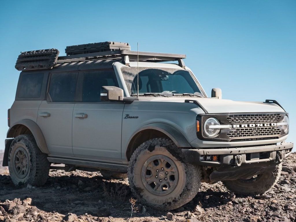 FORD BRONCO 4 DOOR W/HARD TOP (2021-CURRENT) SLIMLINE II ROOF RACK KIT - BaseCamp Provisions