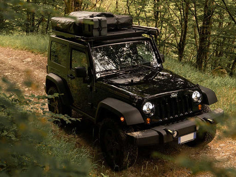 JEEP WRANGLER JK 2 DOOR (2007-2018) EXTREME SLIMLINE II ROOF RACK KIT - BaseCamp Provisions