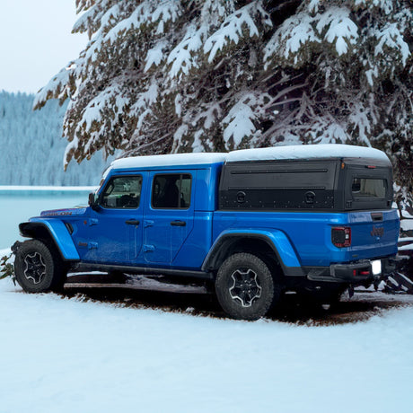 Full Wing Truck Cap Topper & Overland Camper Shell for Work, Camping & Off-Road | Dirtbox Overland - BaseCamp Provisions