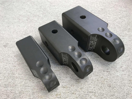 HitchLink 3.0 Reciever Shackle Mount 3 Inch Receivers Anodized Gray Factor 55 - BaseCamp Provisions