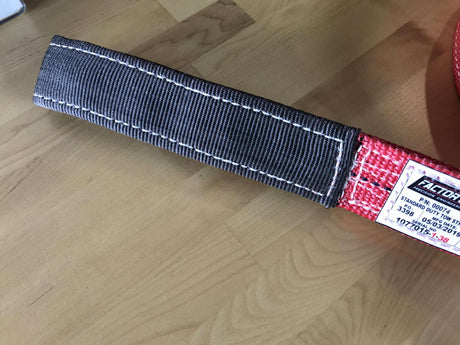 30 Foot Tow Strap Standard Duty 30 Foot x 2 Inch Red Factor 55 - BaseCamp Provisions