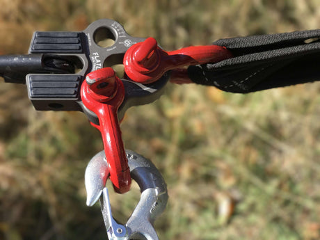 Winch Line Shackle Mount Foldable Flatlink Multimount Red Factor 55 - BaseCamp Provisions