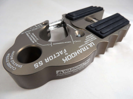 UltraHook Winch Hook W/Shackle Mount Factor 55 - BaseCamp Provisions