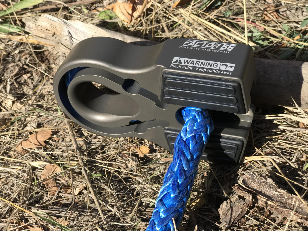 Winch Line Shackle Mount Splice On Foldable Factor 55 - BaseCamp Provisions