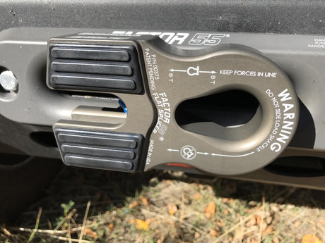 Winch Line Shackle Mount Splice On Foldable Factor 55 - BaseCamp Provisions