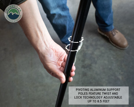 Nomadic Awning 4.5' With Black Cover - BaseCamp Provisions