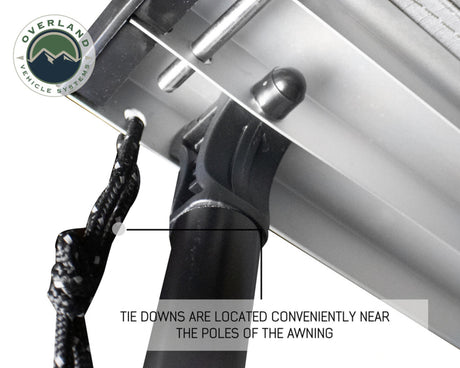 Nomadic Awning 2.5 - 8.0' With Black Cover Universal - BaseCamp Provisions