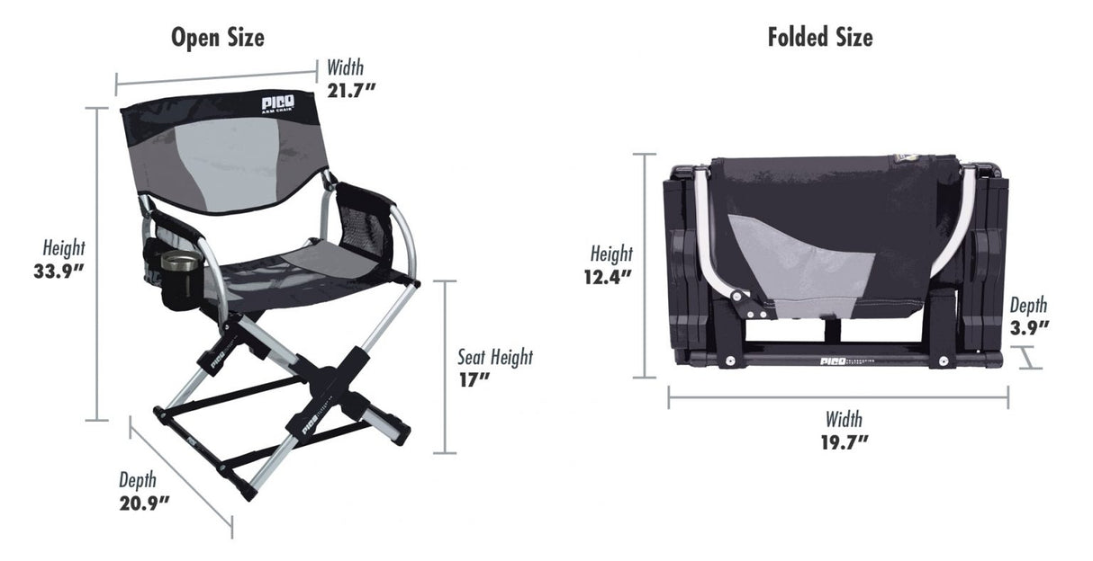 PICO Arm Chair™ - Indigo - BaseCamp Provisions