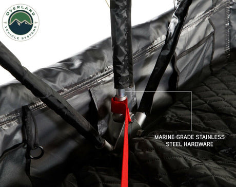 Overland Vehicle Systems 18129936 OVS Nomadic 2 Extended Roof Top Tent in Dark Gray - BaseCamp Provisions