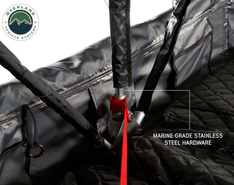 Overland Vehicle Systems 18149936 OVS Nomadic 4 Extended Roof Top Tent in Dark Gray - BaseCamp Provisions