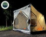 Portable Safari Tent - Quick Deploying Gray Ground Tent - BaseCamp Provisions