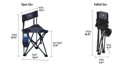 Quik-E-Seat® - Black - BaseCamp Provisions
