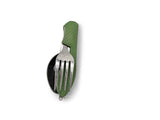 4-1 Camping Utensil - Fork, Spoon, Knife, Bottle Opener - BaseCamp Provisions