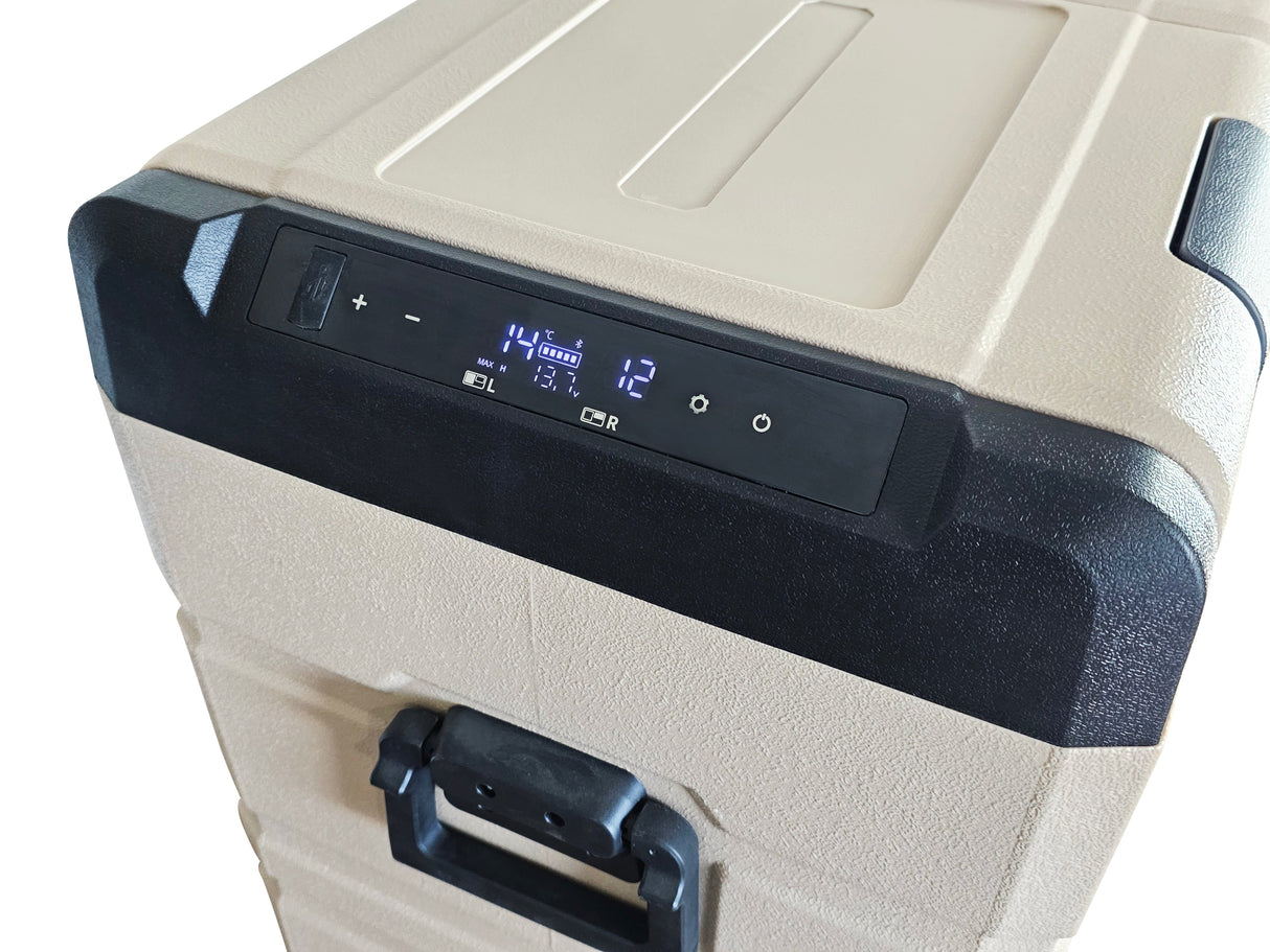 Quicksand Tan Rocky Mountain Chiller (Portable Electric Fridge & Freezer) - BaseCamp Provisions