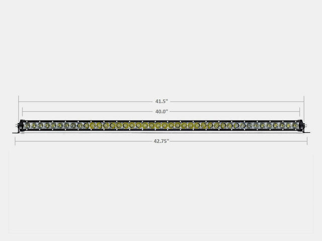 42" Slim Single Row LED Bar - BaseCamp Provisions