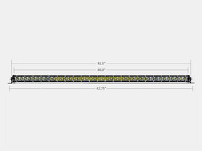 42" Slim Single Row LED Bar (Amber) - BaseCamp Provisions