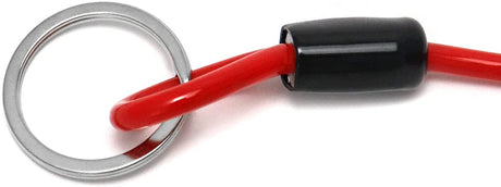 6 Ft Breakaway Trailer Cable,Trailer Brake Safety Cable Spring Towing Coiled Wire, for RV Trailer Emergency - BaseCamp Provisions