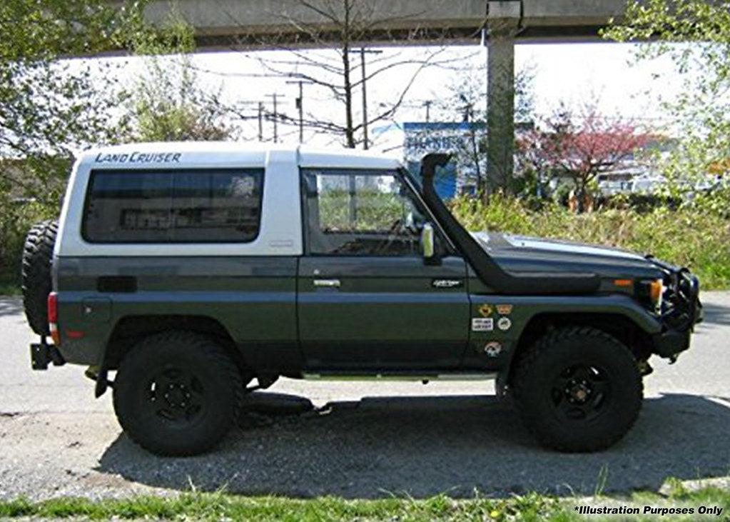 DOBINSONS SNORKEL KIT FOR TOYOTA LAND CRUISER 70 SERIES ROUND HEADLIGHT 4.2L DIESEL - RIGHT SIDE MOUNT - SN59-3375 - BaseCamp Provisions