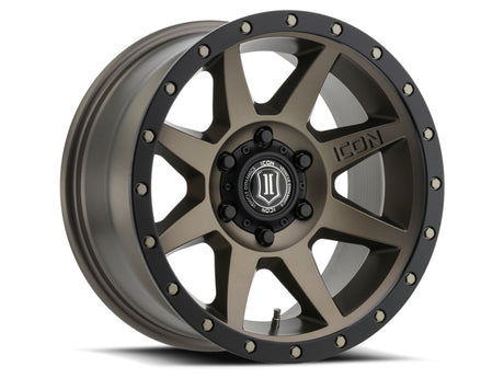 ICON Rebound 17x8.5 6x5.5 0mm Offset 4.75in BS 106.1mm Bore - BaseCamp Provisions