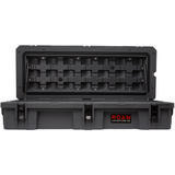 ROAM 95L Rugged Case — large low-profile durable storage box shown with open lid