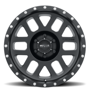 Method MR306 Mesh 17x8.5 0mm Offset 6x5.5 108mm CB Matte Black Wheel PRODUCT OVERVIEW - BaseCamp Provisions