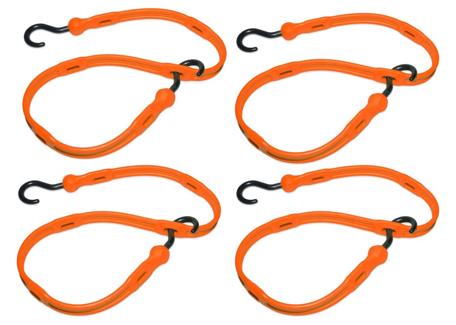 The Perfect Bungee 36 Adjust-A-Strap 4 Pack Orange