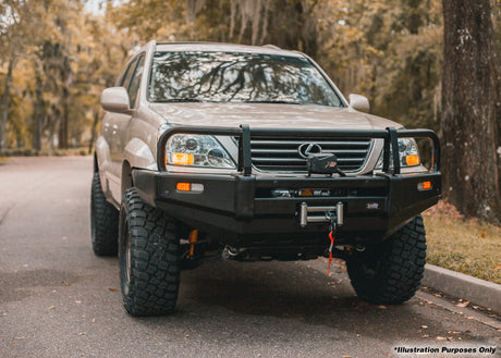 DOBINSONS BULL BAR CLASSIC BLACK FOR TOYOTA PRADO 120 SERIES - BU59-3511 - BaseCamp Provisions