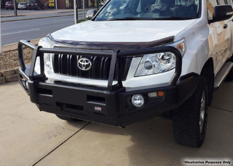 DOBINSONS BULL BAR BLACK DELUXE FOR TOYOTA PRADO 150 SERIES - BU59-3697 - BaseCamp Provisions