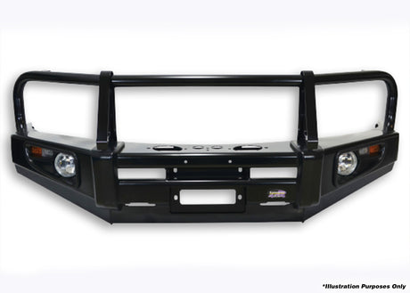 DOBINSONS BULL BAR BLACK DELUXE FOR FORD RANGER PX MK2 - BU19-3708 - BaseCamp Provisions