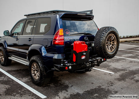 Dobinsons Rear Bumper With Swing Outs for Nissan Patrol Y61 GU 2006-2021 (BW80-4111) - BaseCamp Provisions