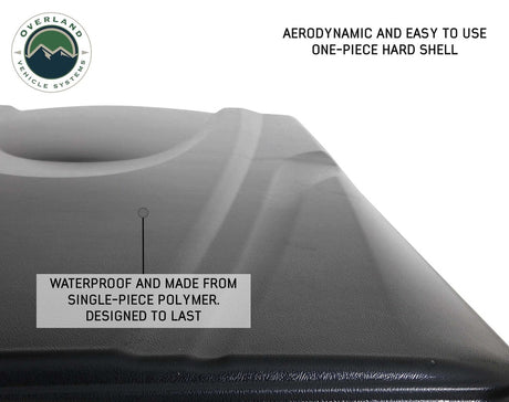 Overland Vehicle Systems 18089901 Bushveld Hard Shell Roof Top Tent - BaseCamp Provisions