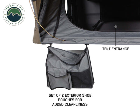 Overland Vehicle Systems 18089901 Bushveld Hard Shell Roof Top Tent - BaseCamp Provisions