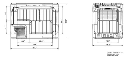 Truma Cooler C44 Single Zone Portable Fridge/Freezer - BaseCamp Provisions