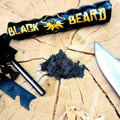 WEATHER-PROOF FIRE STARTER | BLACK BEARD - BaseCamp Provisions