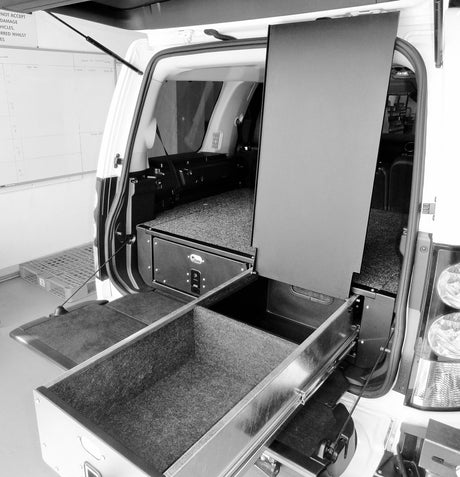 Land Rover LR3 / LR4 Drawer Kit - By Big Country 4x4 - BaseCamp Provisions